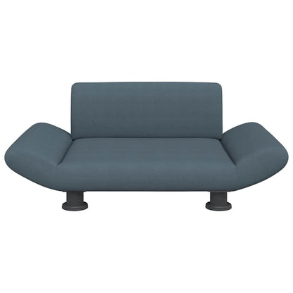 Cama para cães 70x45x28 cm tecido cinzento-escuro