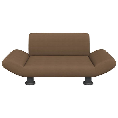 Cama para cães 70x45x28 cm tecido castanho
