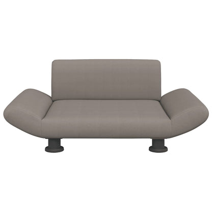 Cama para cães 70x45x28 cm tecido cinzento-acastanhado