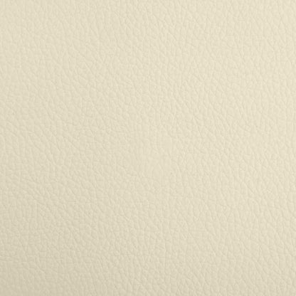 Cama para cães 70x45x28 cm couro artificial cor creme