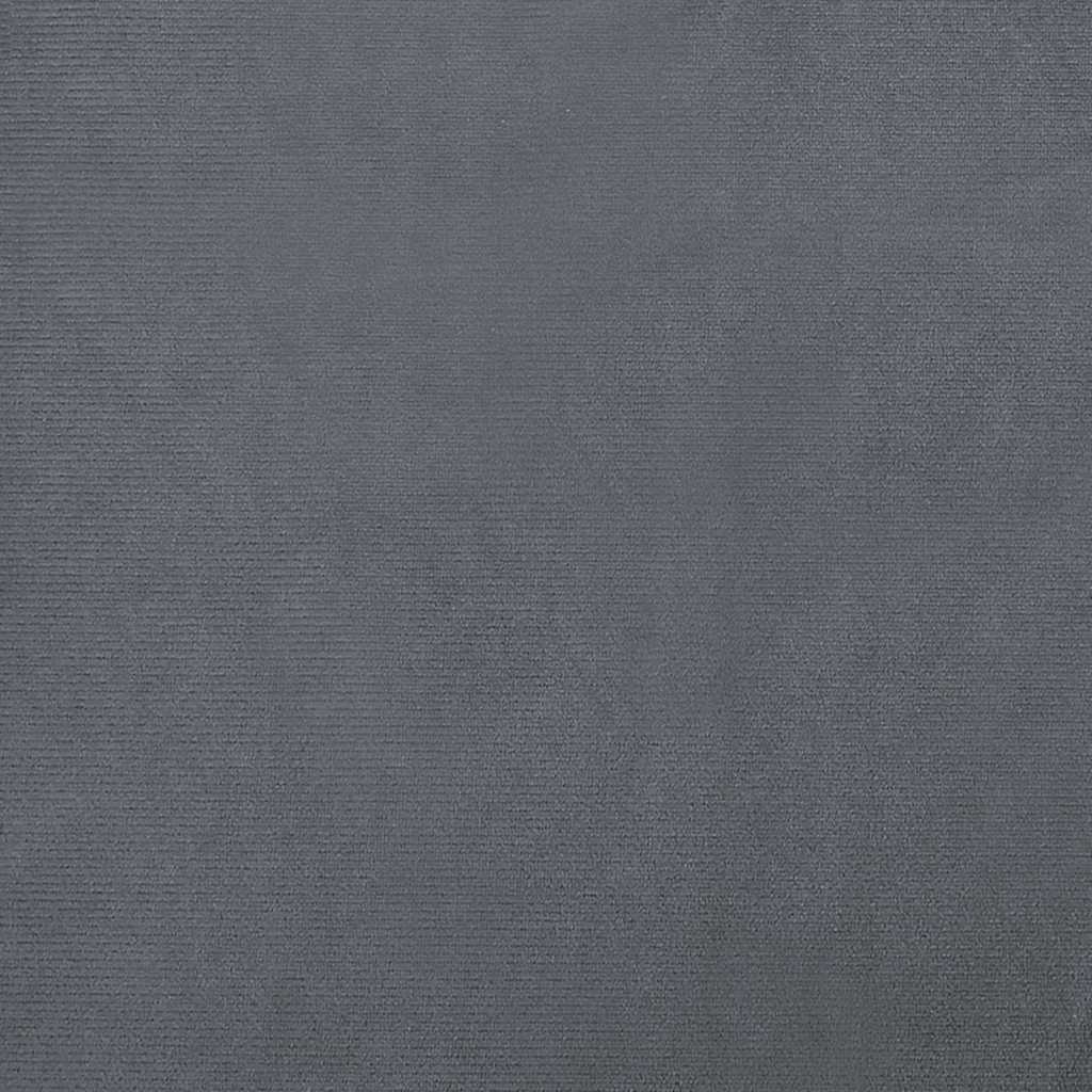 Cama para cães 70x48x22 cm veludo cinzento-escuro