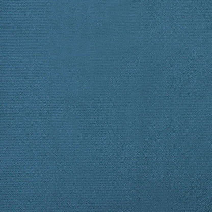 Cama para cães com extensão 100x50x30 cm veludo azul