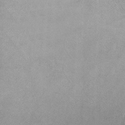 Cama para cães com extensão 100x50x30 cm veludo cinzento-claro