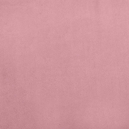 Cama para cães com extensão 100x50x30 cm veludo rosa