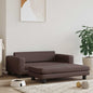 Cama para cães com extensão 100x50x30 cm couro artif. castanho