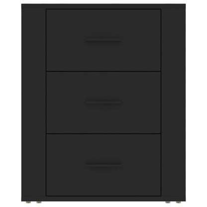 Mesa de cabeceira 50x36x60 cm derivados de madeira preto
