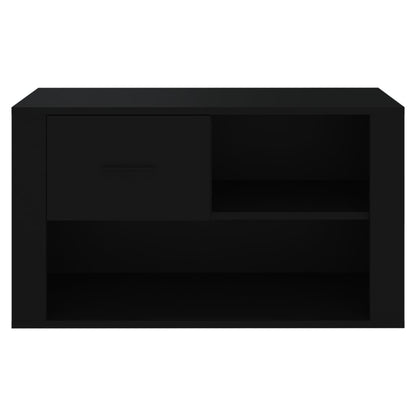 Sapateira 80x35x45 cm derivados de madeira preto