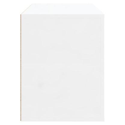 Sapateira 80x35x45 cm derivados de madeira branco brilhante