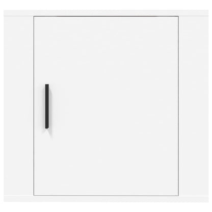 Mesas de cabeceira de parede 2 pcs 50x30x47 cm branco