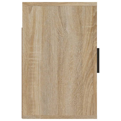 Mesas de cabeceira parede 2 pcs 50x30x47 cm cor carvalho sonoma