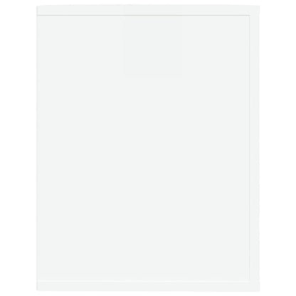 Sapateira 75x35x45 cm derivados de madeira branco brilhante
