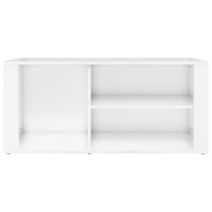 Sapateira 100x35x45 cm derivados de madeira branco brilhante