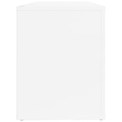 Sapateira 100x35x45 cm derivados de madeira branco brilhante