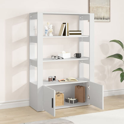 Aparador 80x30x119,5 cm derivados de madeira branco