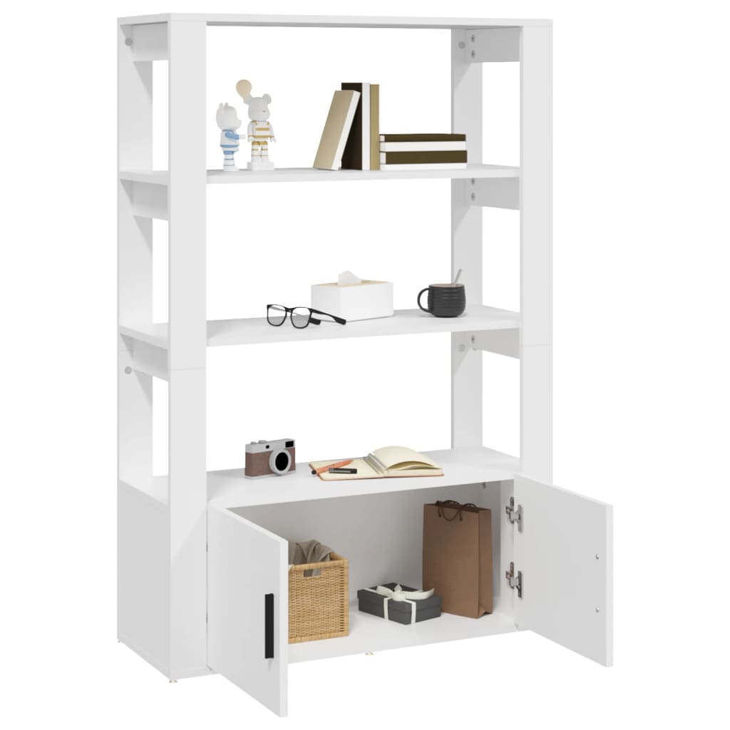 Aparador 80x30x119,5 cm derivados de madeira branco