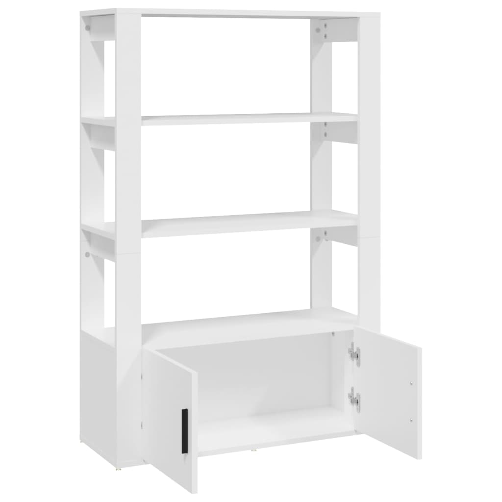 Aparador 80x30x119,5 cm derivados de madeira branco