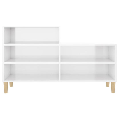 Sapateira 102x36x60 cm derivados de madeira branco brilhante