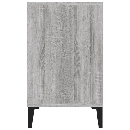 Sapateira 102x36x60 cm derivados de madeira sonoma cinza
