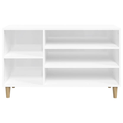 Sapateira 102x36x60 cm derivados de madeira branco brilhante
