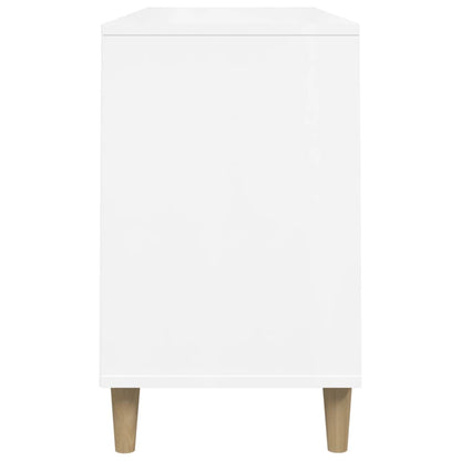 Sapateira 102x36x60 cm derivados de madeira branco brilhante