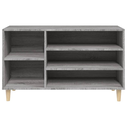 Sapateira 102x36x60 cm derivados de madeira sonoma cinza