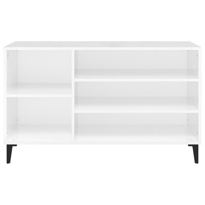 Sapateira 102x36x60 cm derivados de madeira branco brilhante