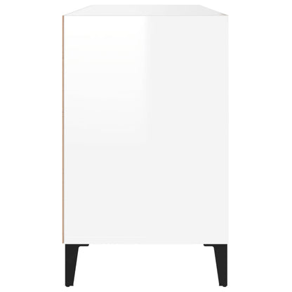 Sapateira 102x36x60 cm derivados de madeira branco brilhante