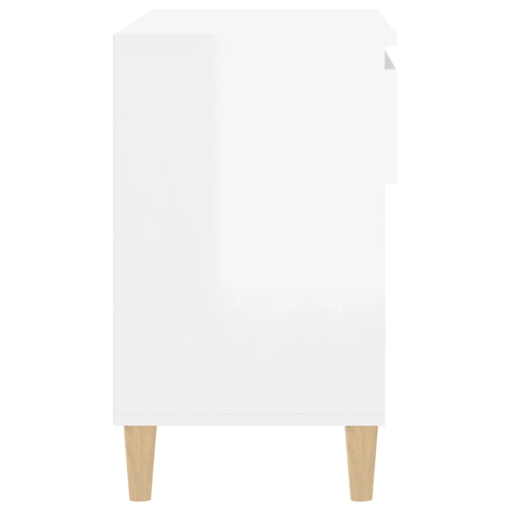 Sapateira 70x36x60 cm derivados de madeira branco brilhante