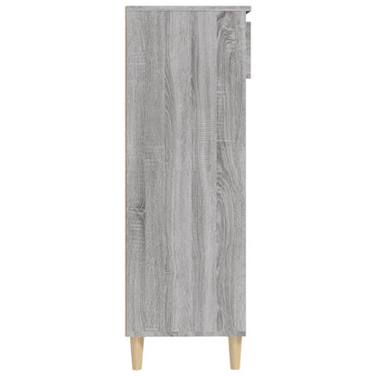 Sapateira 40x36x105 cm derivados de madeira cinzento sonoma