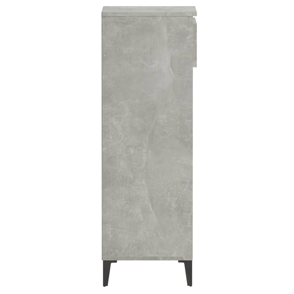 Sapateira 40x36x105 cm derivados de madeira cinzento cimento