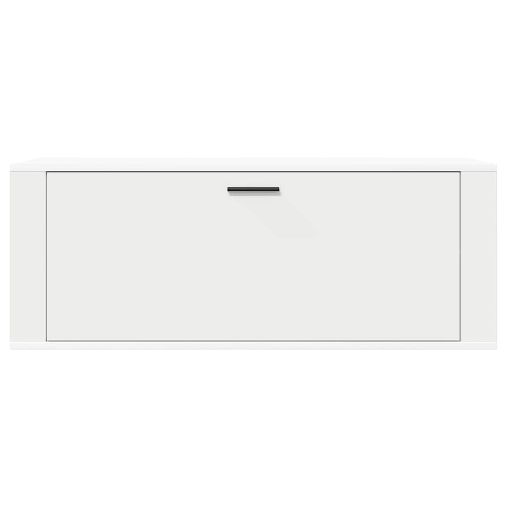 Sapateira de parede 100x35x38 cm derivados de madeira branco