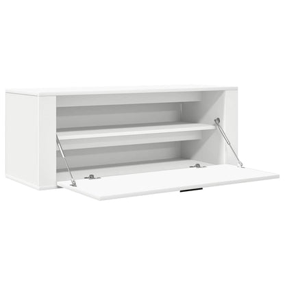 Sapateira de parede 100x35x38 cm derivados de madeira branco
