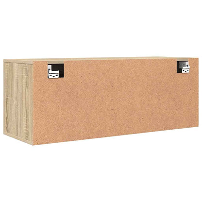 Sapateira parede 100x35x38 cm derivados madeira carvalho sonoma