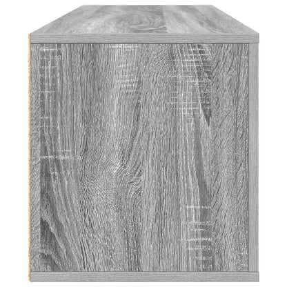 Sapateira de parede 100x35x38 cm derivados madeira cinza sonoma