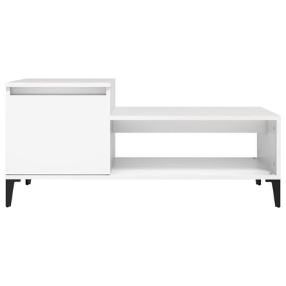 Mesa de centro 100x50x45 cm derivados de madeira branco