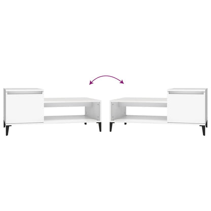 Mesa de centro 100x50x45 cm derivados de madeira branco