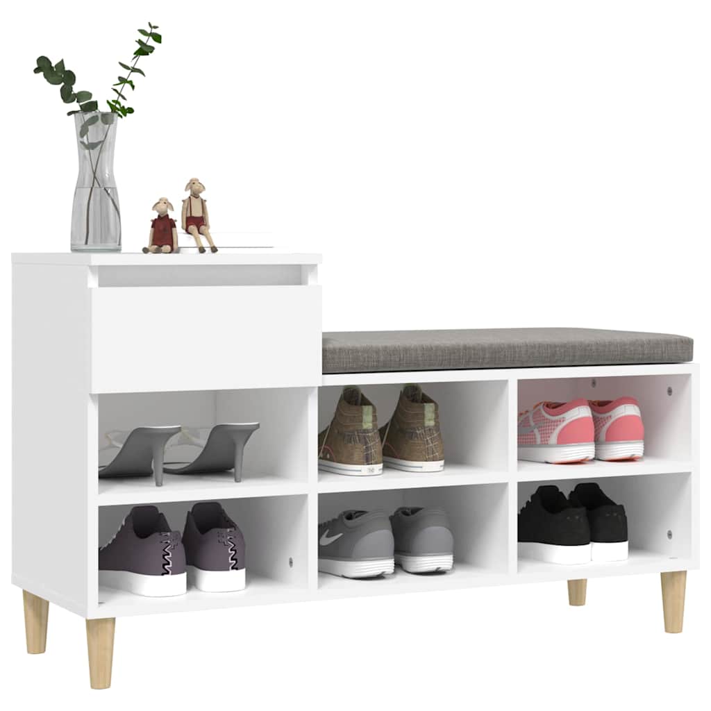 Sapateira 102x36x60 cm derivados de madeira branco