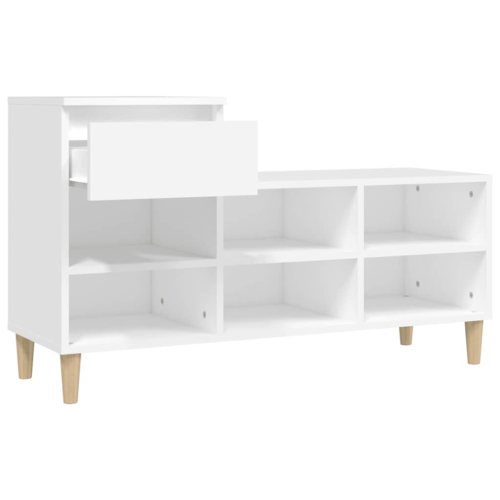 Sapateira 102x36x60 cm derivados de madeira branco
