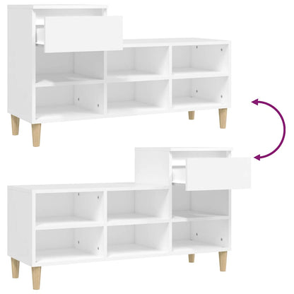 Sapateira 102x36x60 cm derivados de madeira branco