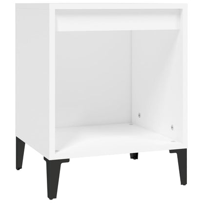 Mesas de cabeceira 2 pcs 40x35x50 cm branco