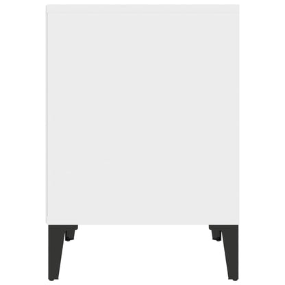 Mesas de cabeceira 2 pcs 40x35x50 cm branco