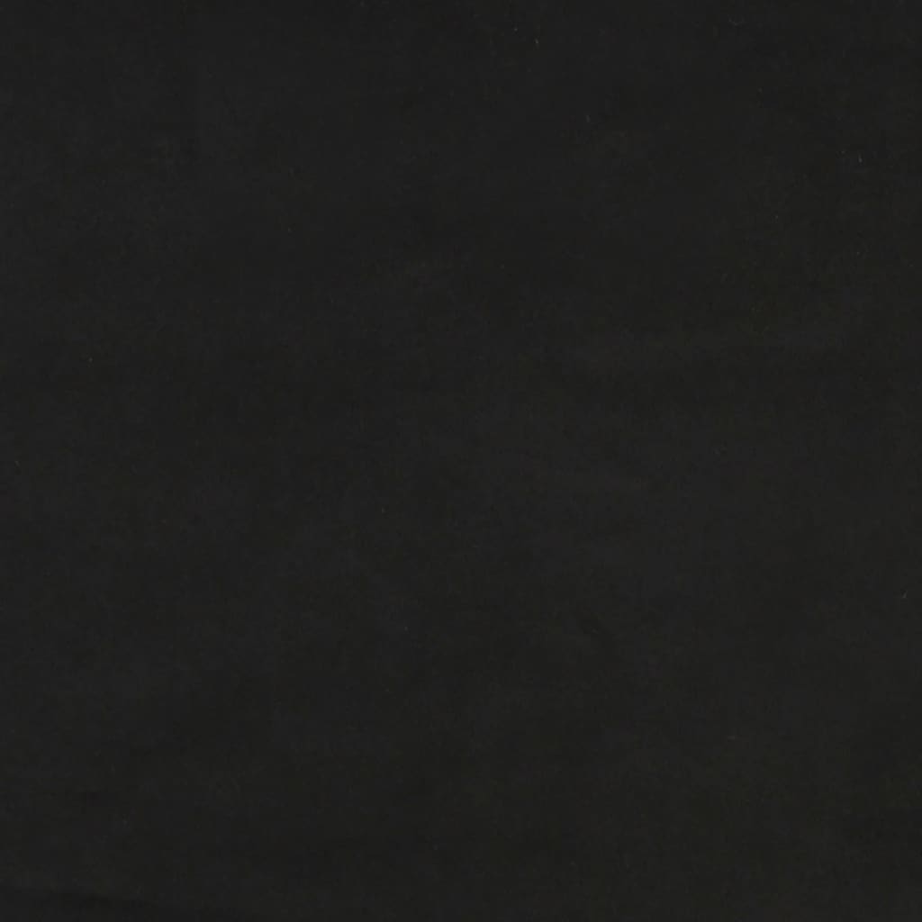 Cabeceira de cama c/ abas veludo 103x16x118/128 cm preto