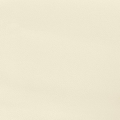Cabeceira cama c/ abas couro artificial 163x16x118/128 cm creme