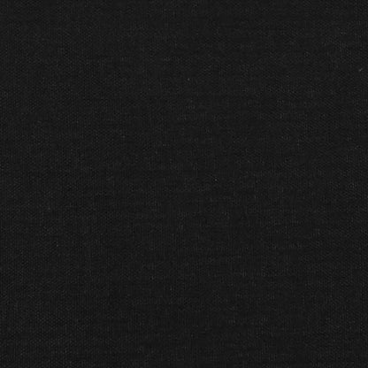 Cabeceira de cama c/ abas tecido 103x16x118/128 cm preto