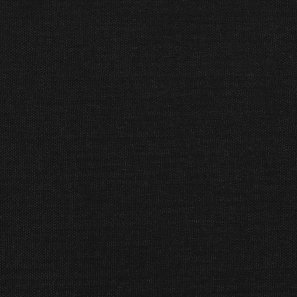 Cabeceira de cama c/ abas tecido 147x16x118/128 cm preto