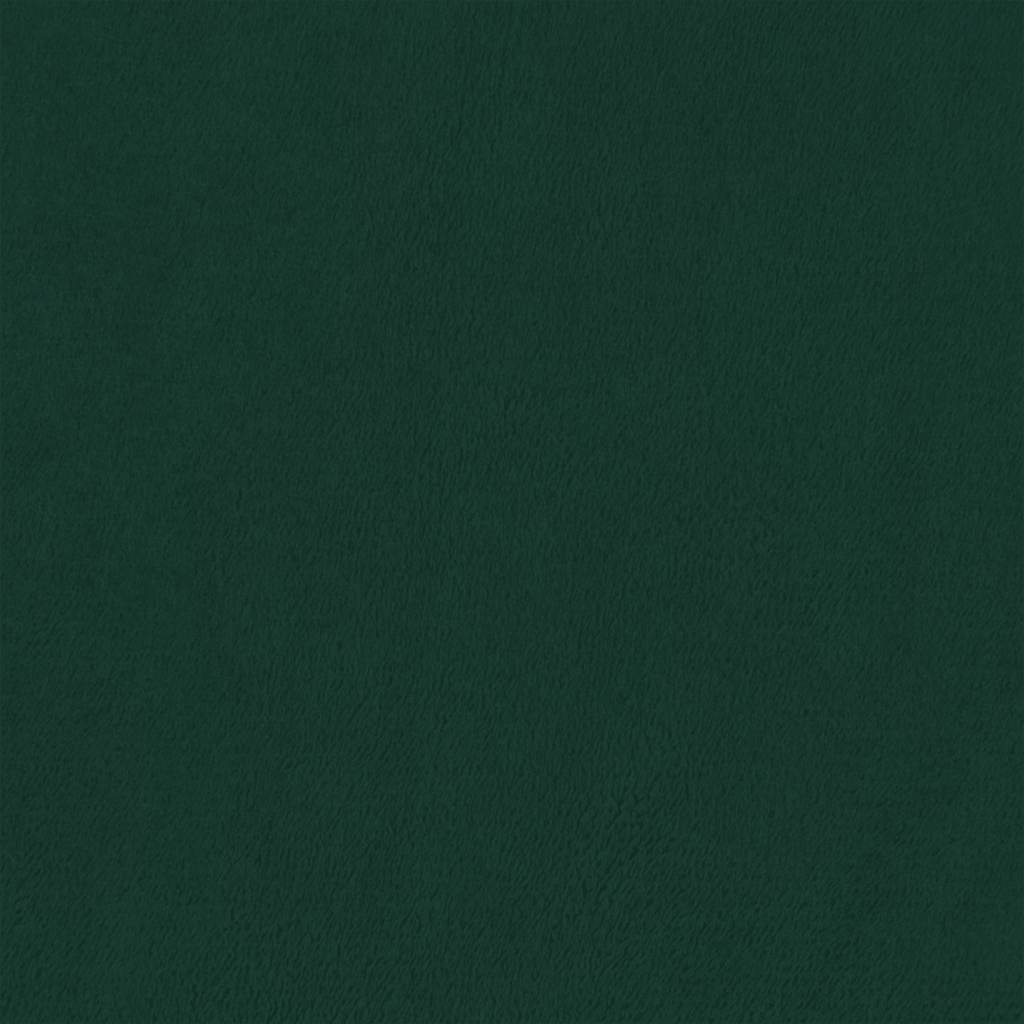 Cabeceira de cama c/luzes LED veludo 200x5x78/88cm verde-escuro