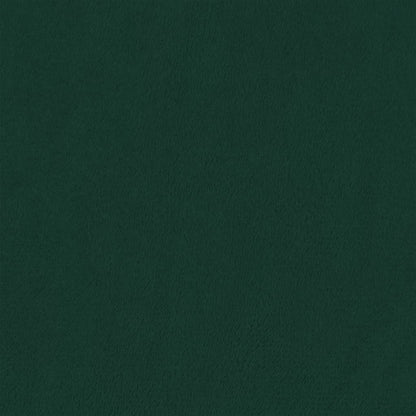 Cama com molas/colchão 100x200 cm veludo verde-escuro