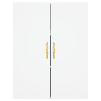 Armário alto 69,5x34x180 cm derivados de madeira branco