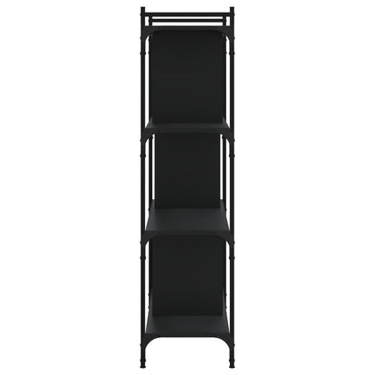 Estante c/ 4 prateleiras 76x32x123 cm derivados madeira preto