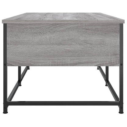 Mesa de centro 100x51x40cm derivados de madeira cinzento sonoma